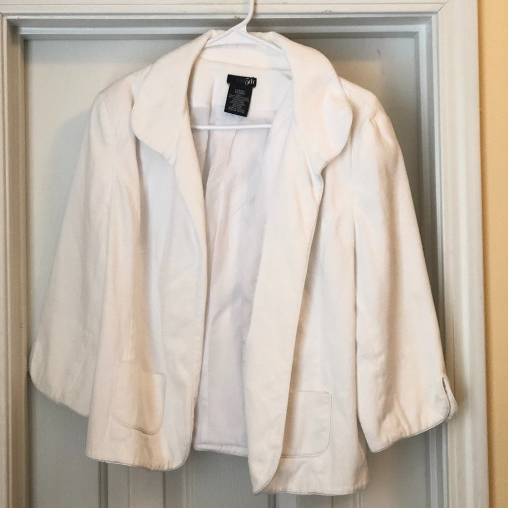 East 5th White Blazer